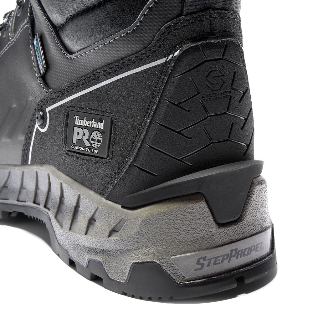 Botas de Trabajo Timberland Hombre Pro® Summit 6-Inch Composite-Toe Negras - Chile XWU-754163